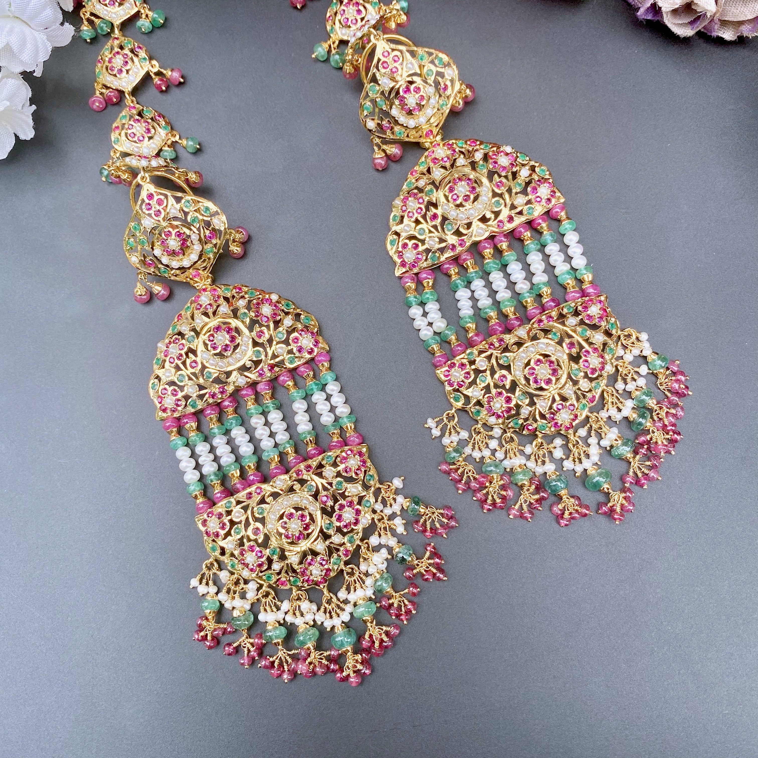 Hyderabadi jhummer earrings