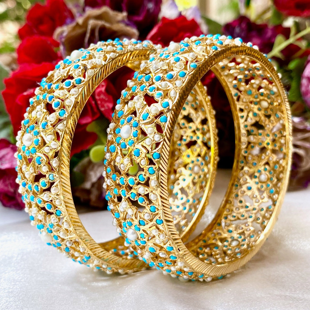 pakistani jadau bangles