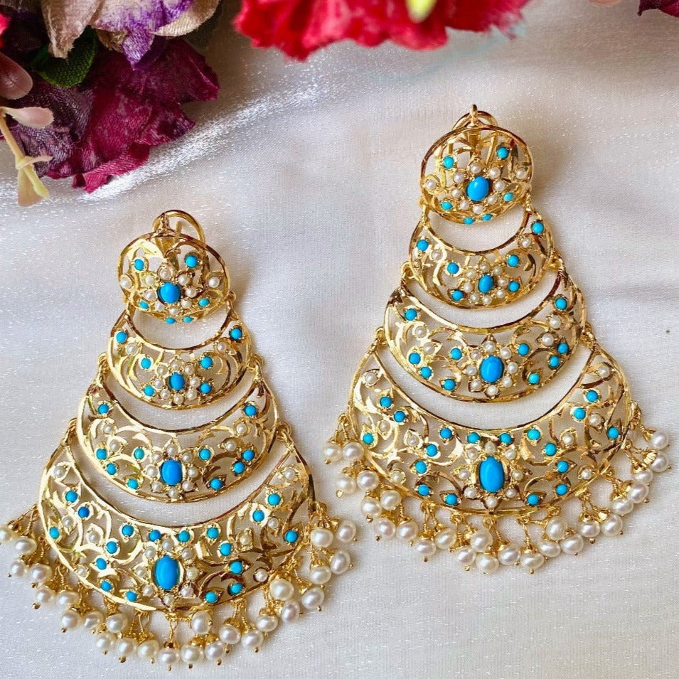 traditional Indian punjabi earrings