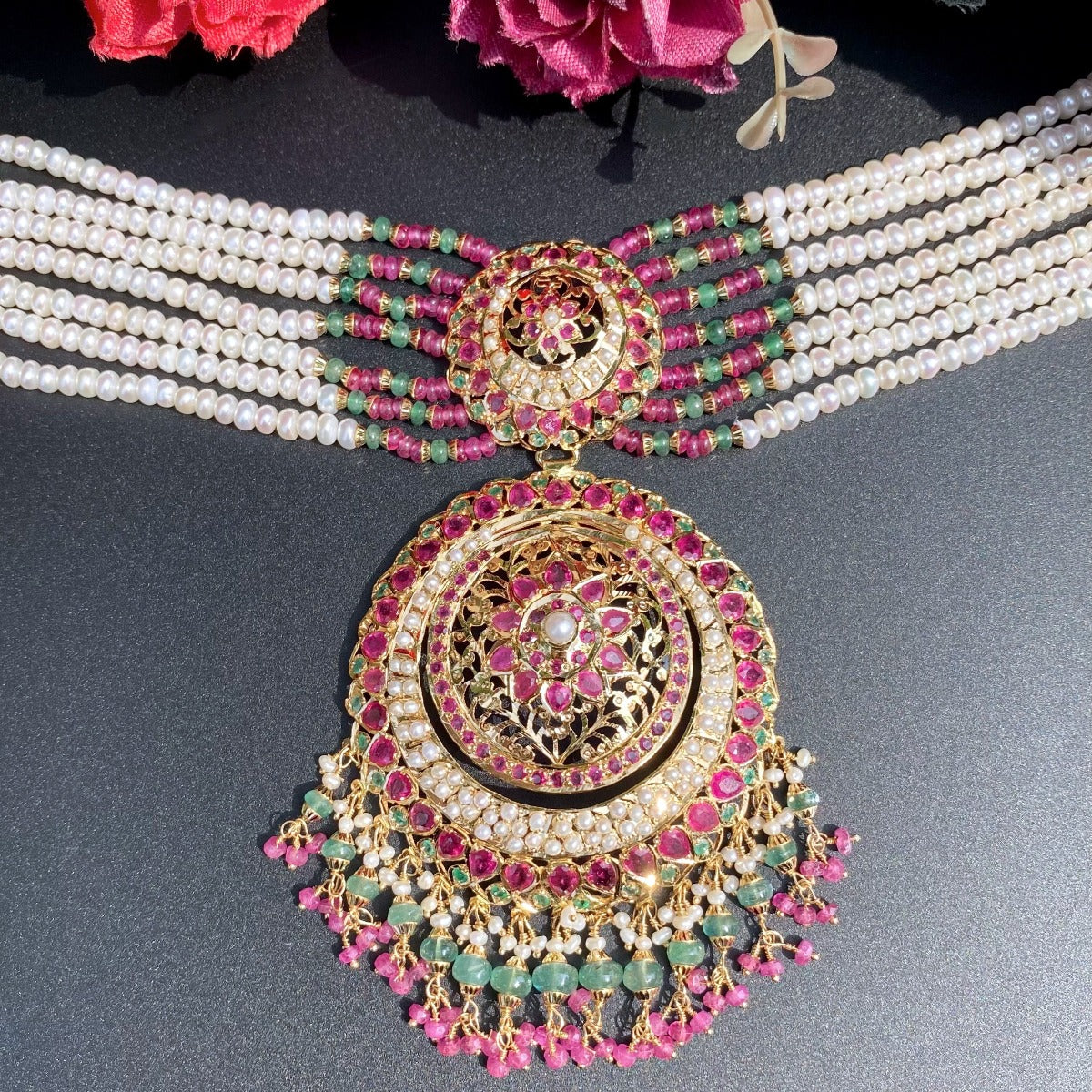 mughal choker necklace