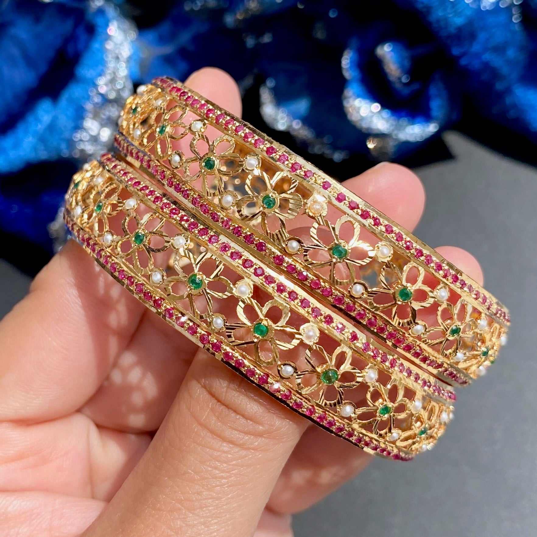 womens bangles contemporary jadau design