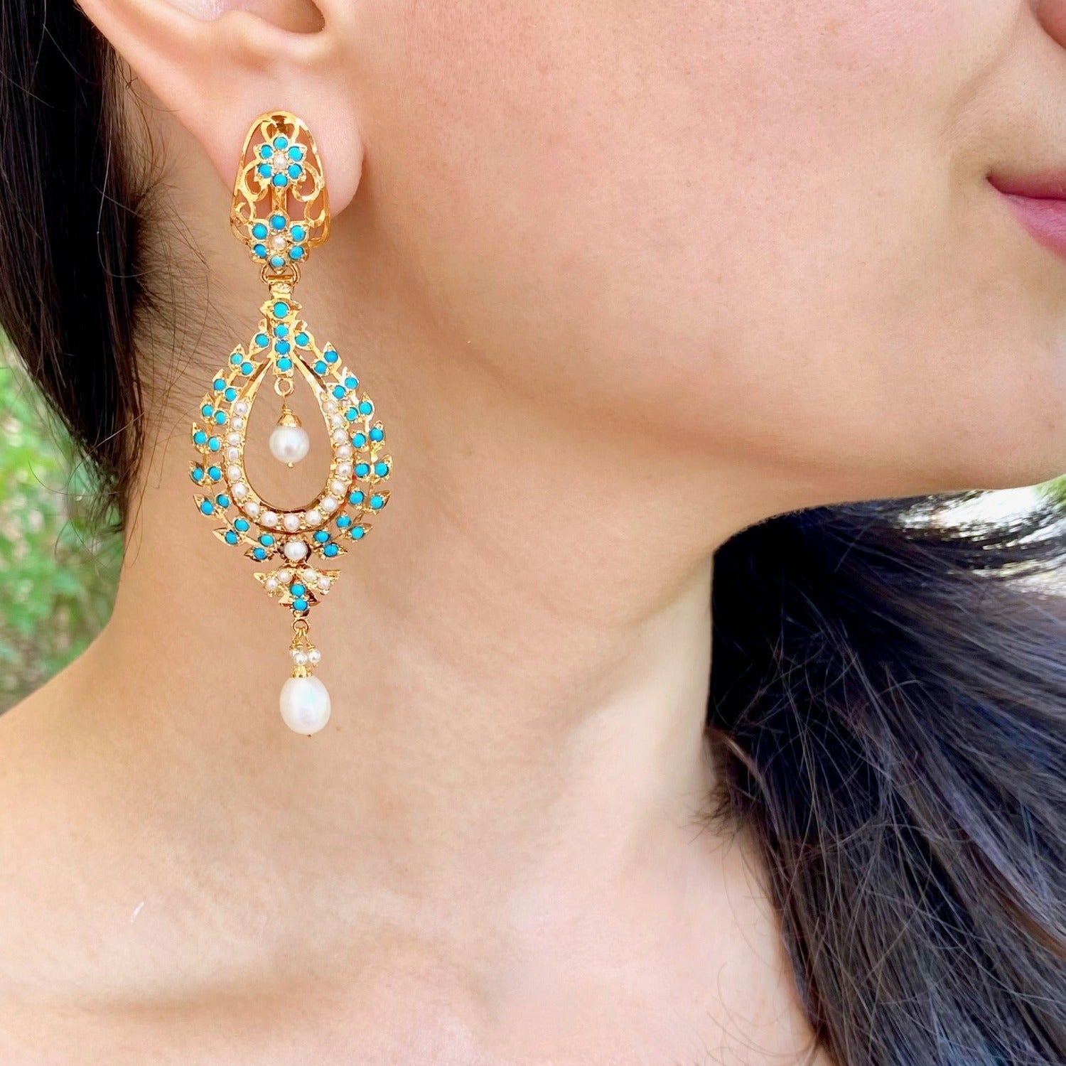 Punjabi earrings design