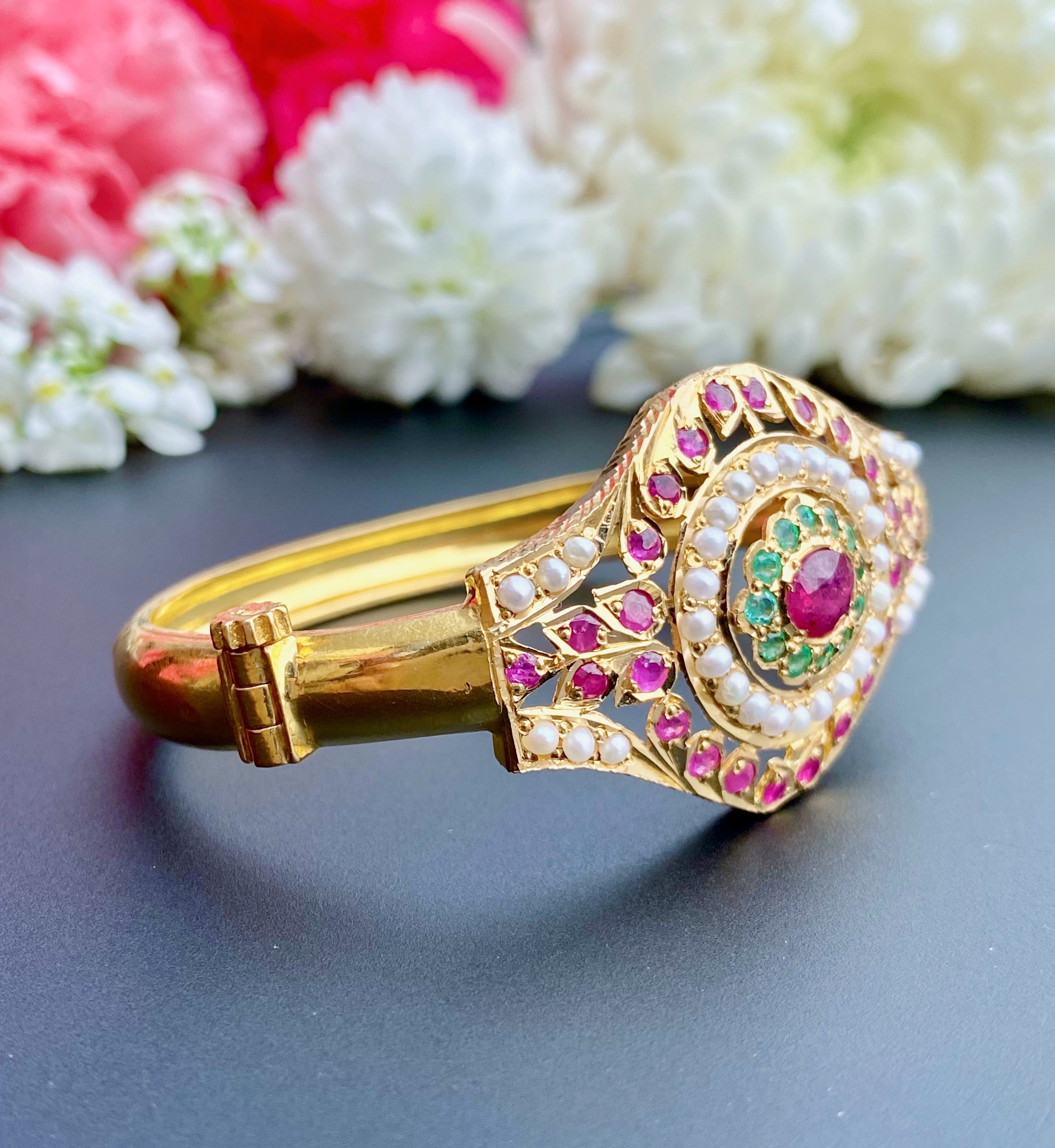 ruby emerald bracelet for women tanishq