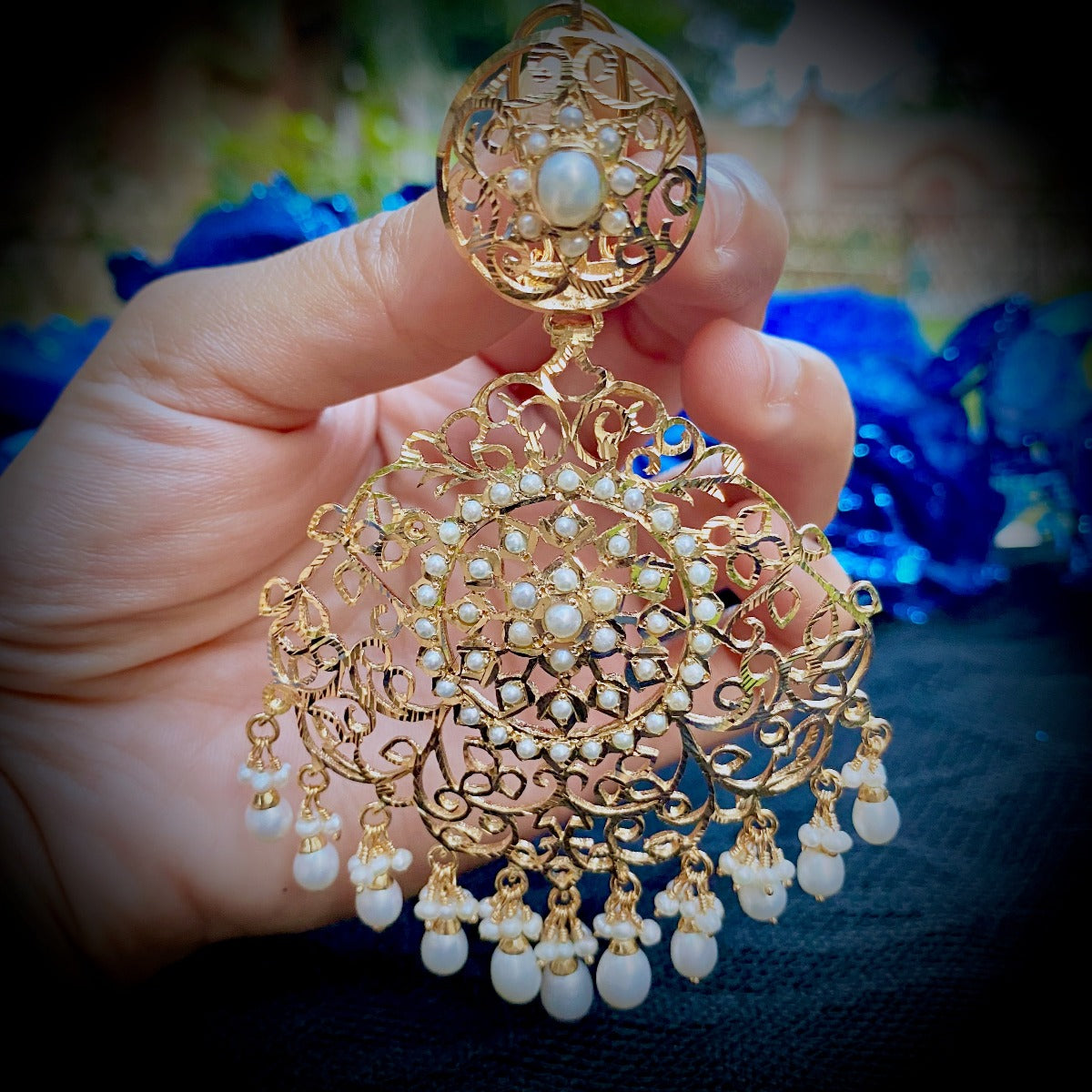 hyderabadi pearl danglers