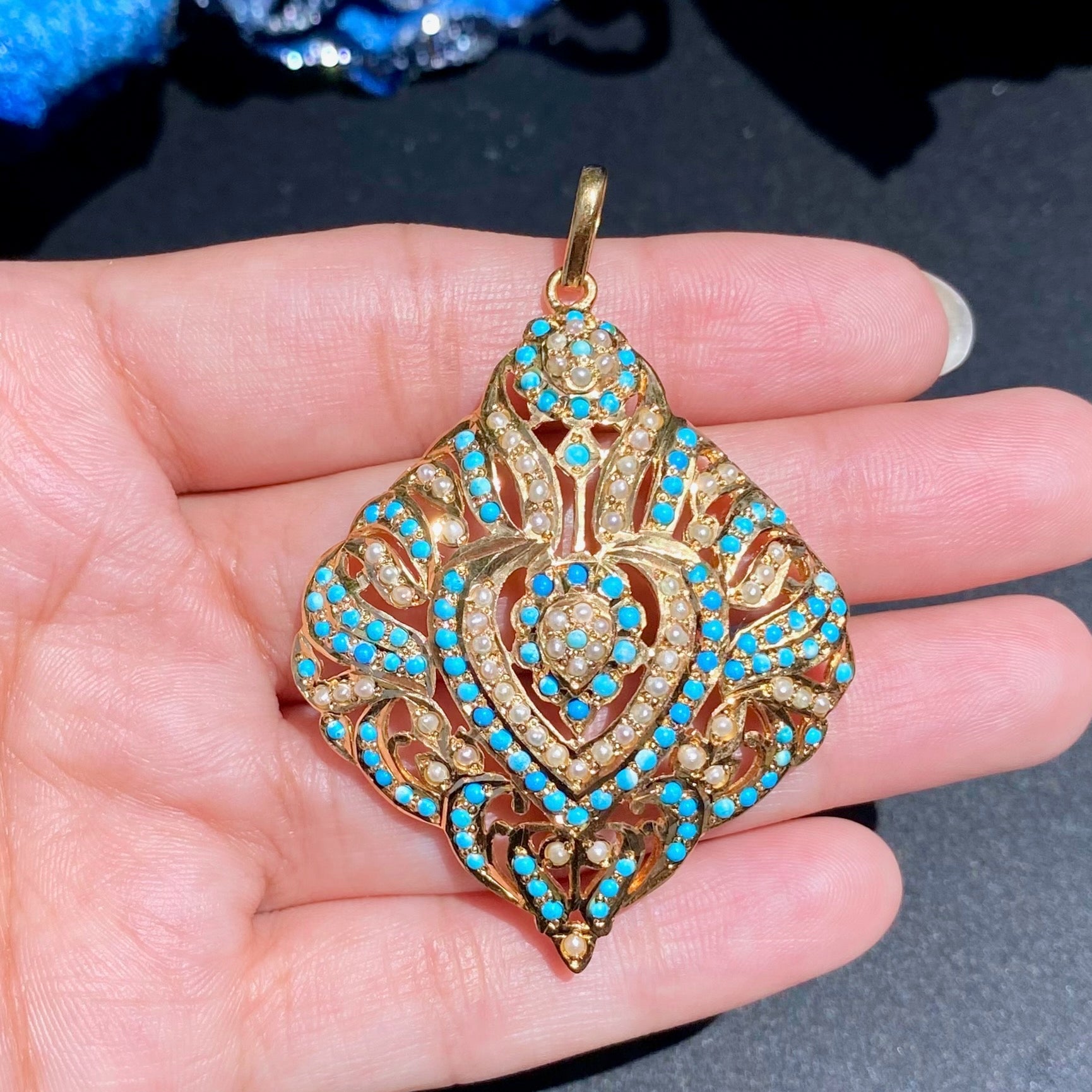 turquoise pendant