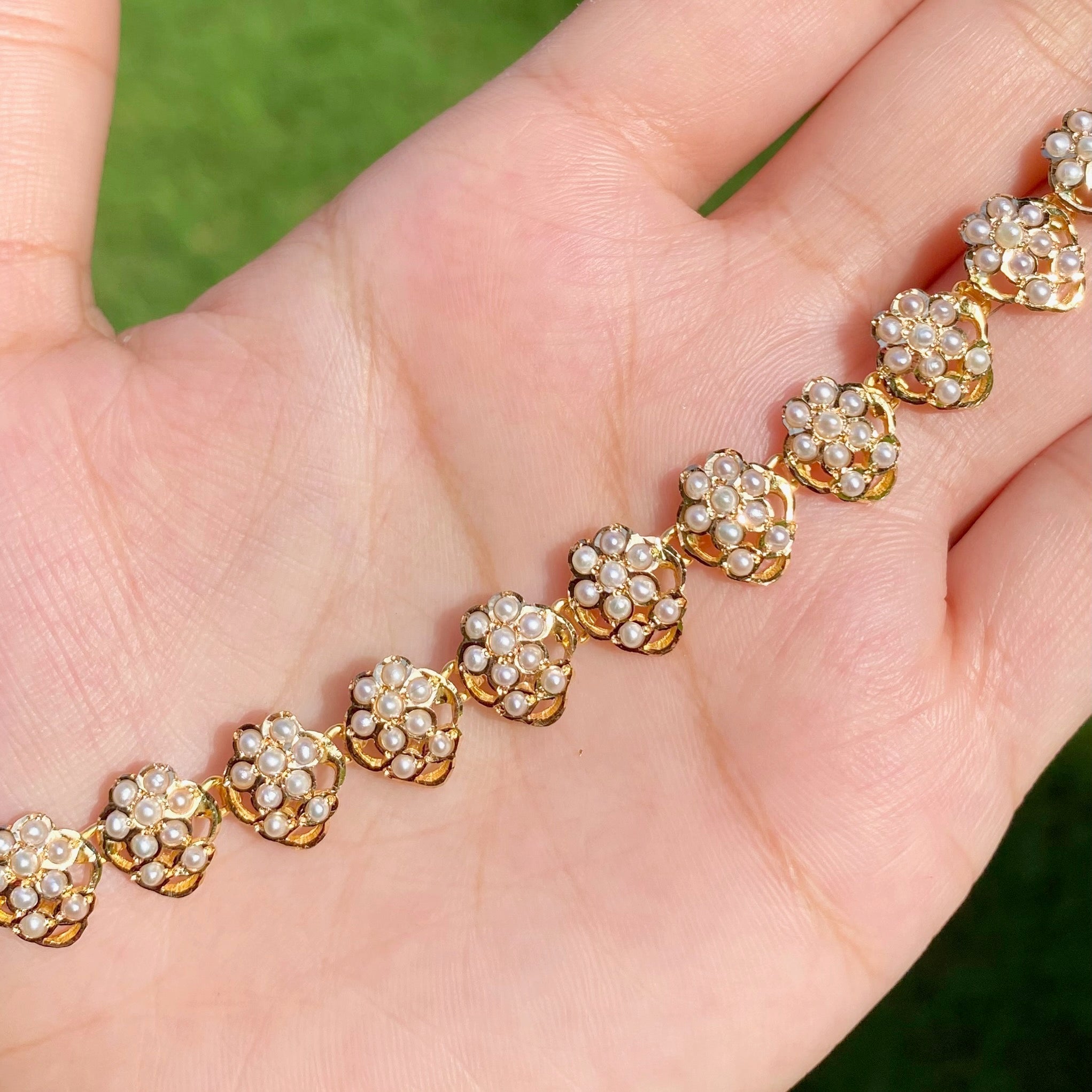 22k gold necklace with real pearls under 1 lakh