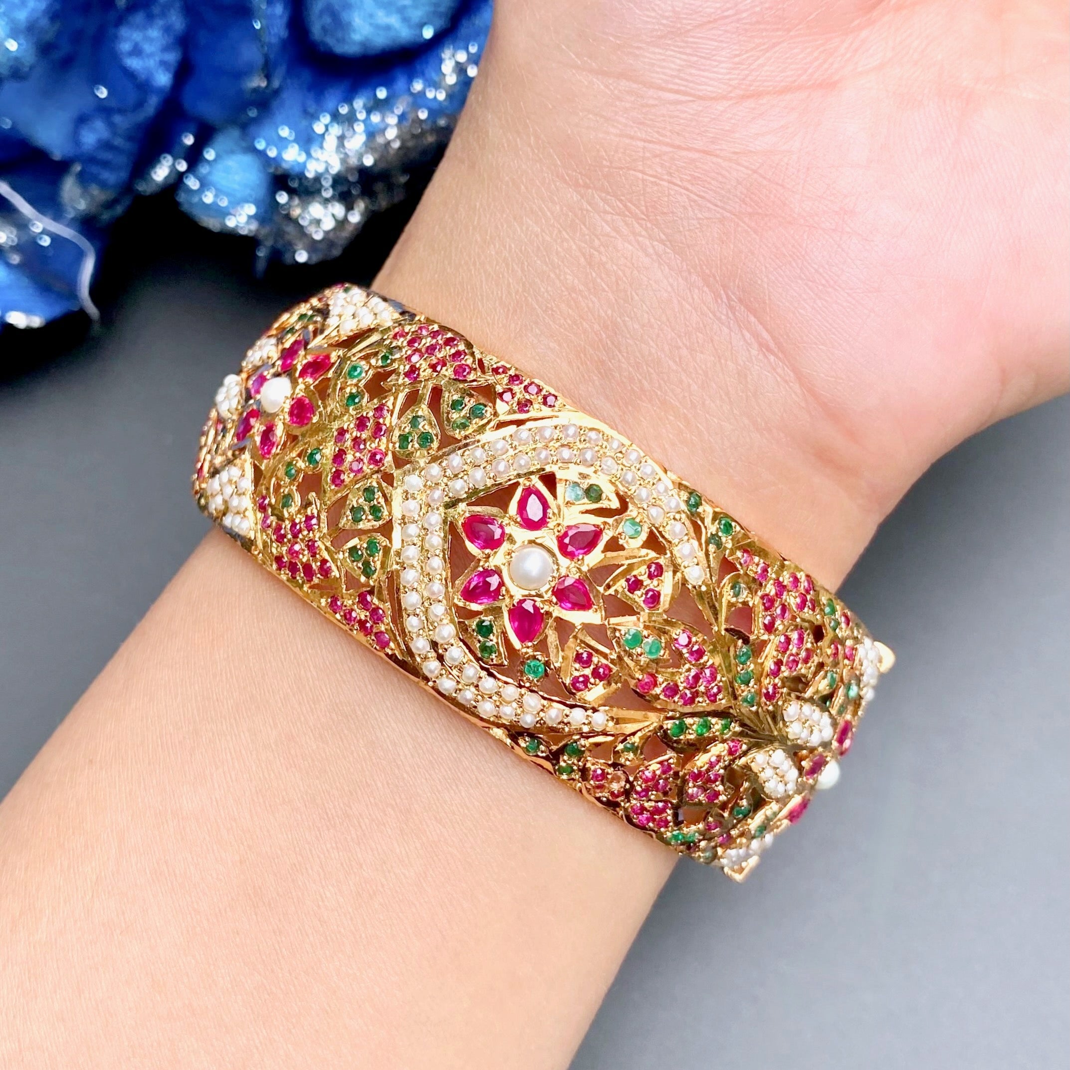 Punjabi stone bangles