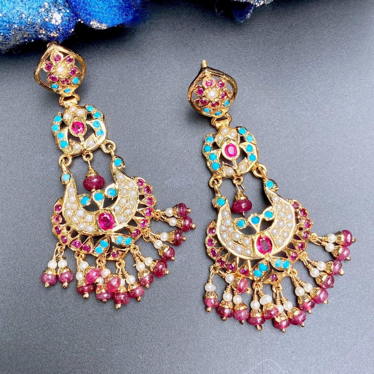 indian chandbali danglers