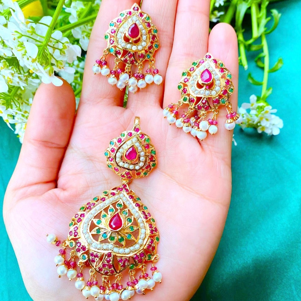 gold plated nizami jewellery designs