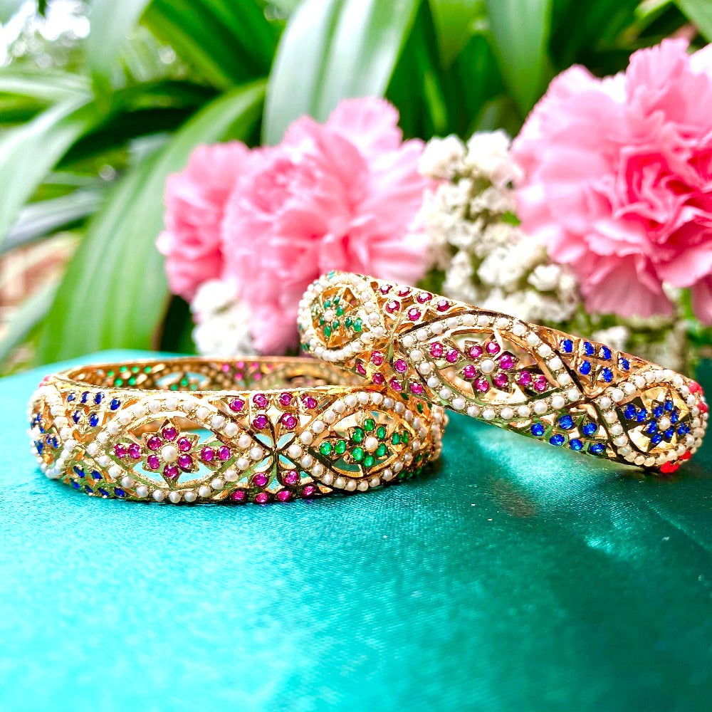 innaya heritage bangles navratna