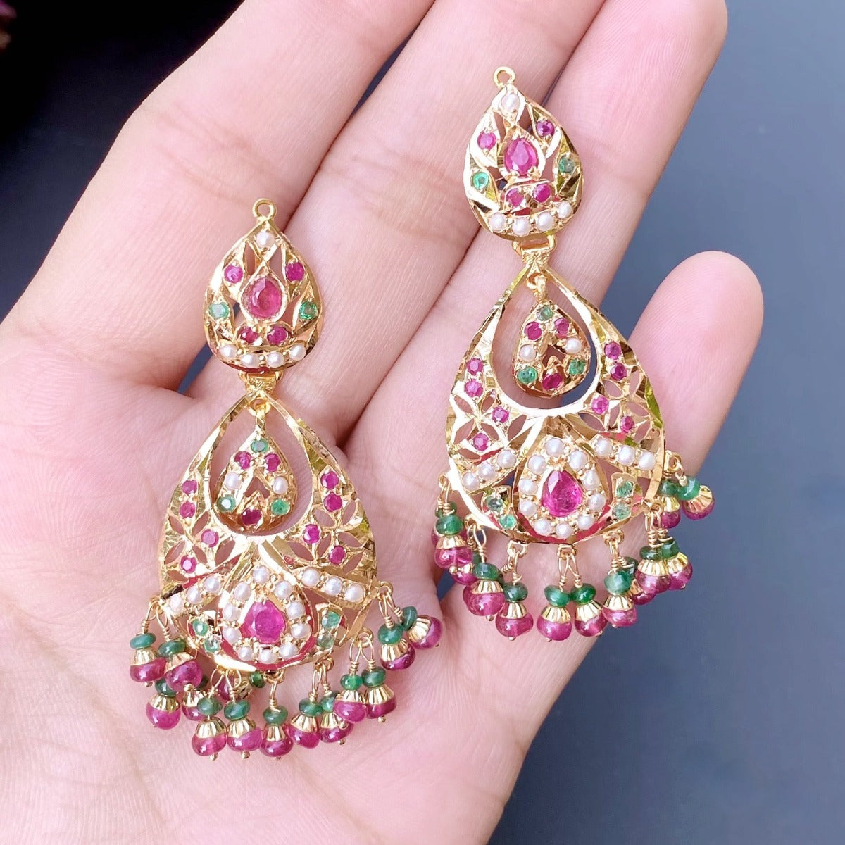 amritsari jadau earrings in canada