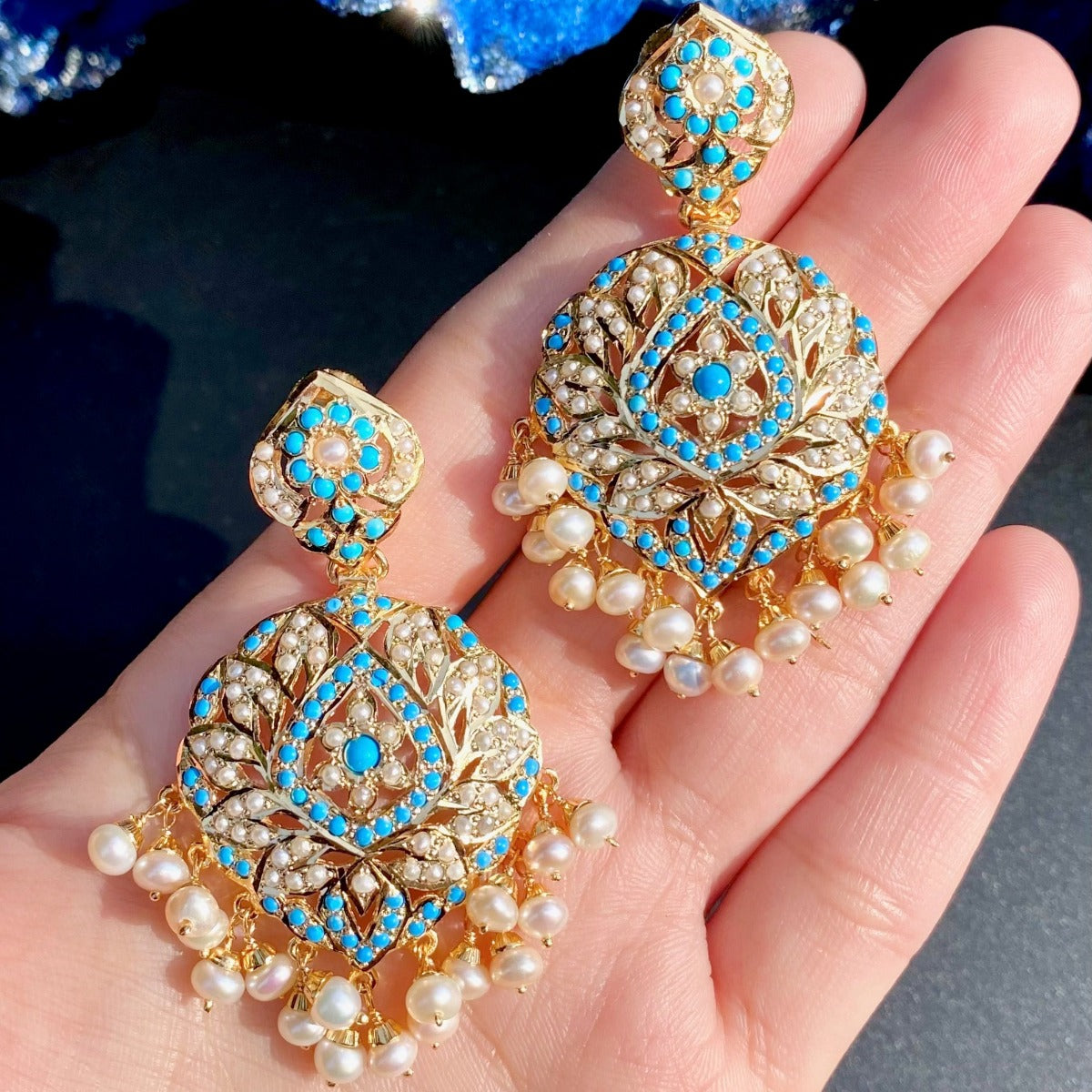 turquoise earrings