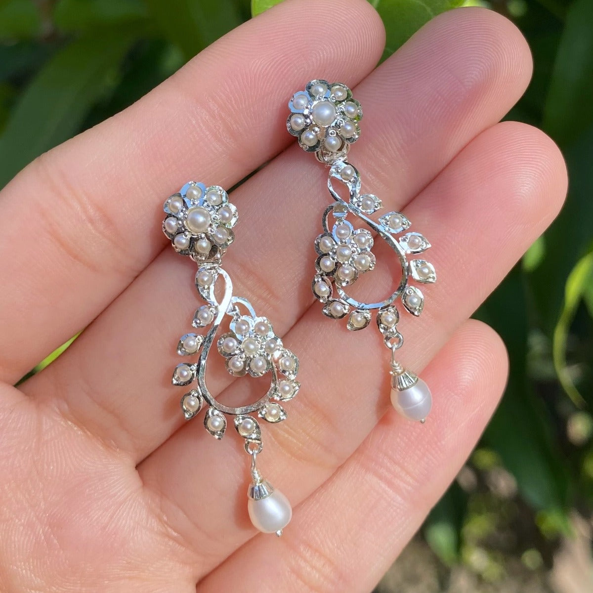 sterling silver bohemian earrings