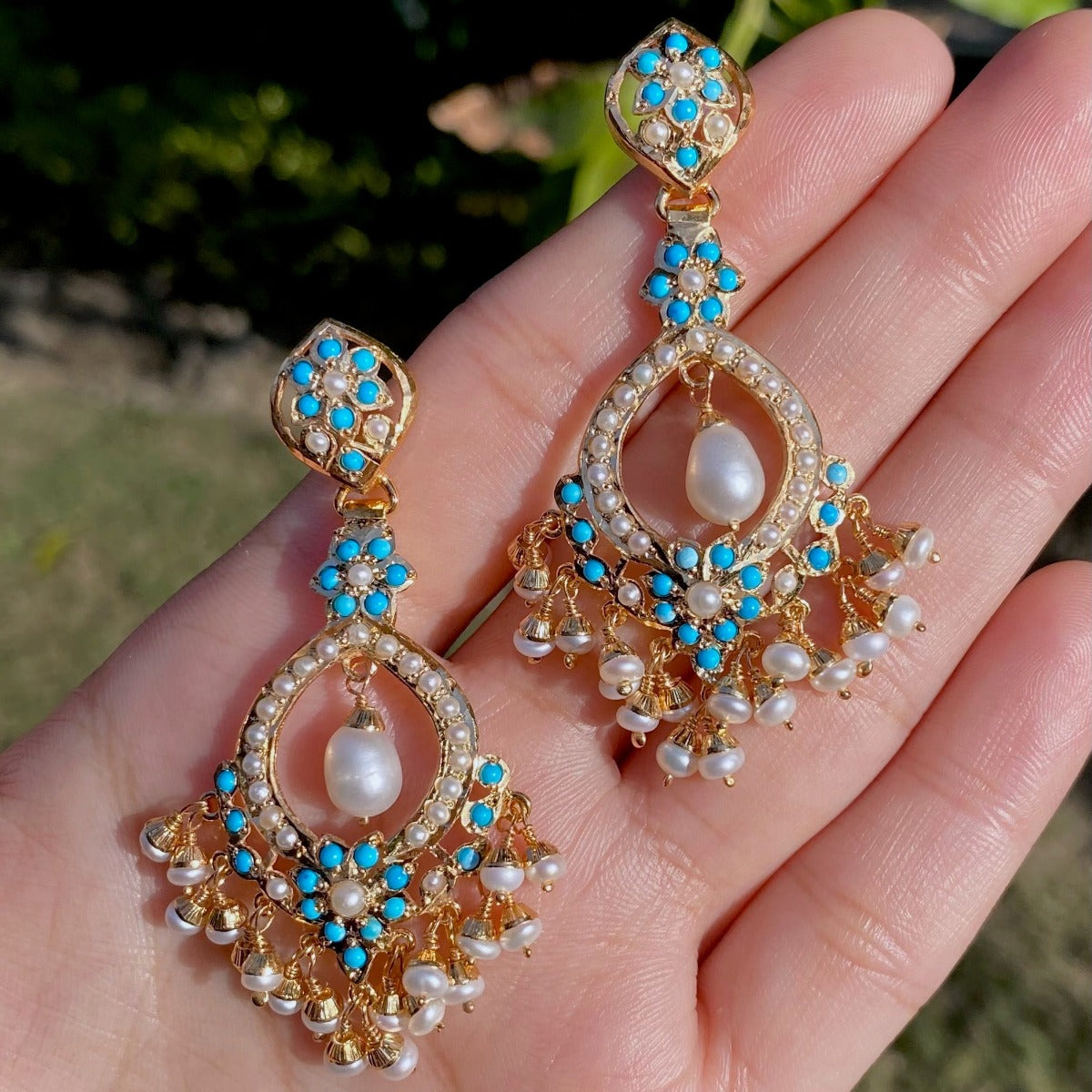 gold plated earrings lucknow