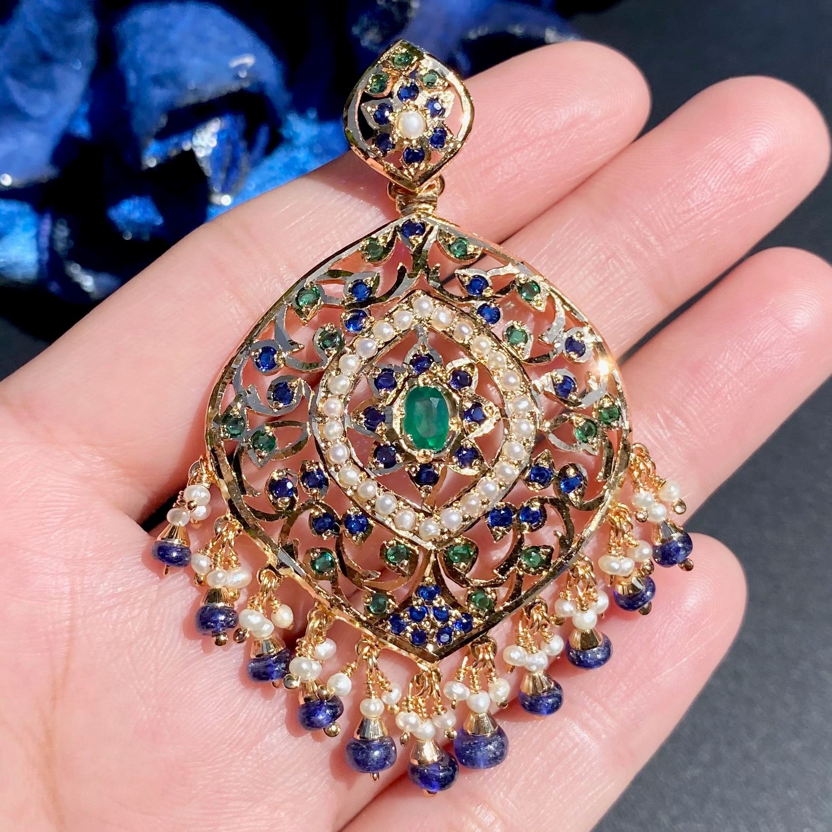 Royal Looks Pendant Set | Gold Plated on 925 Silver PS 134