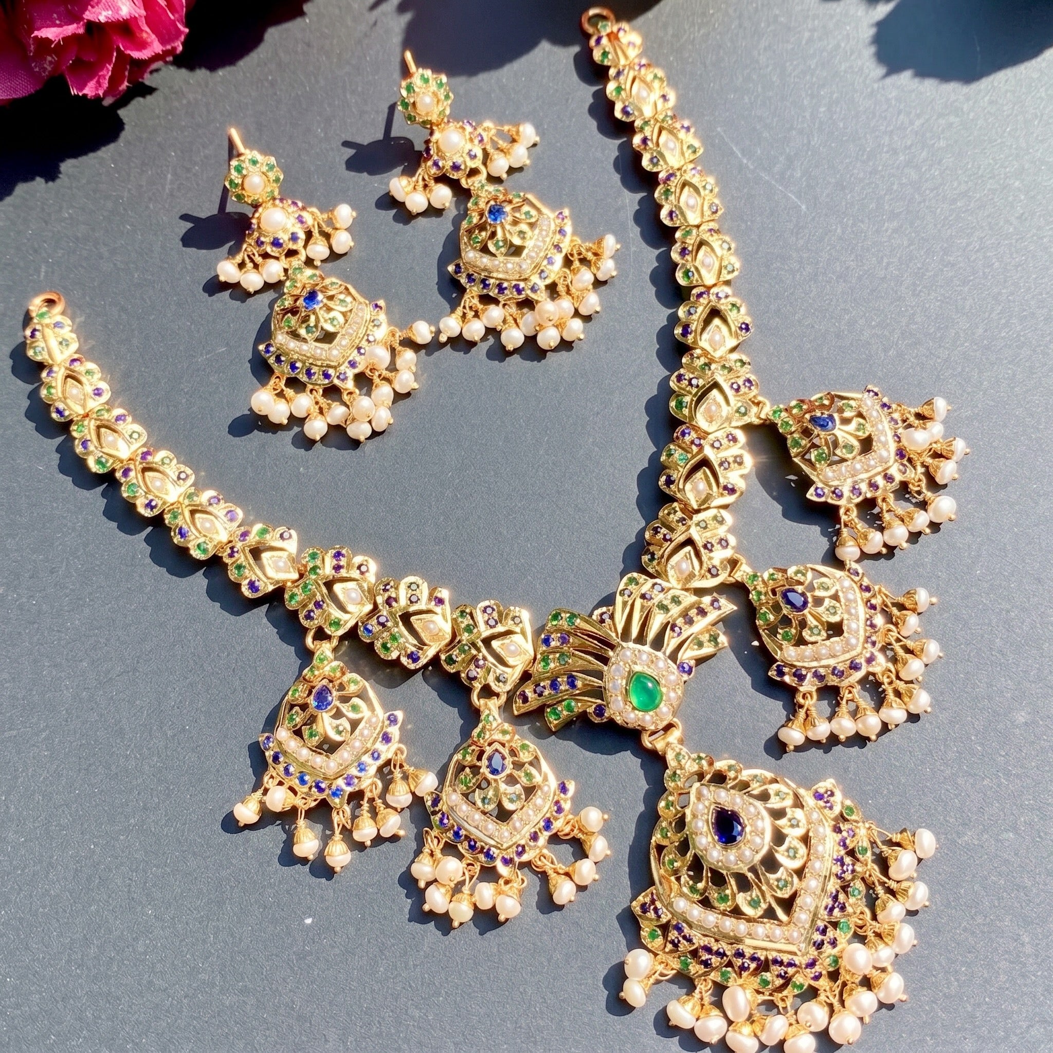 gold plated jadau jewelry usa