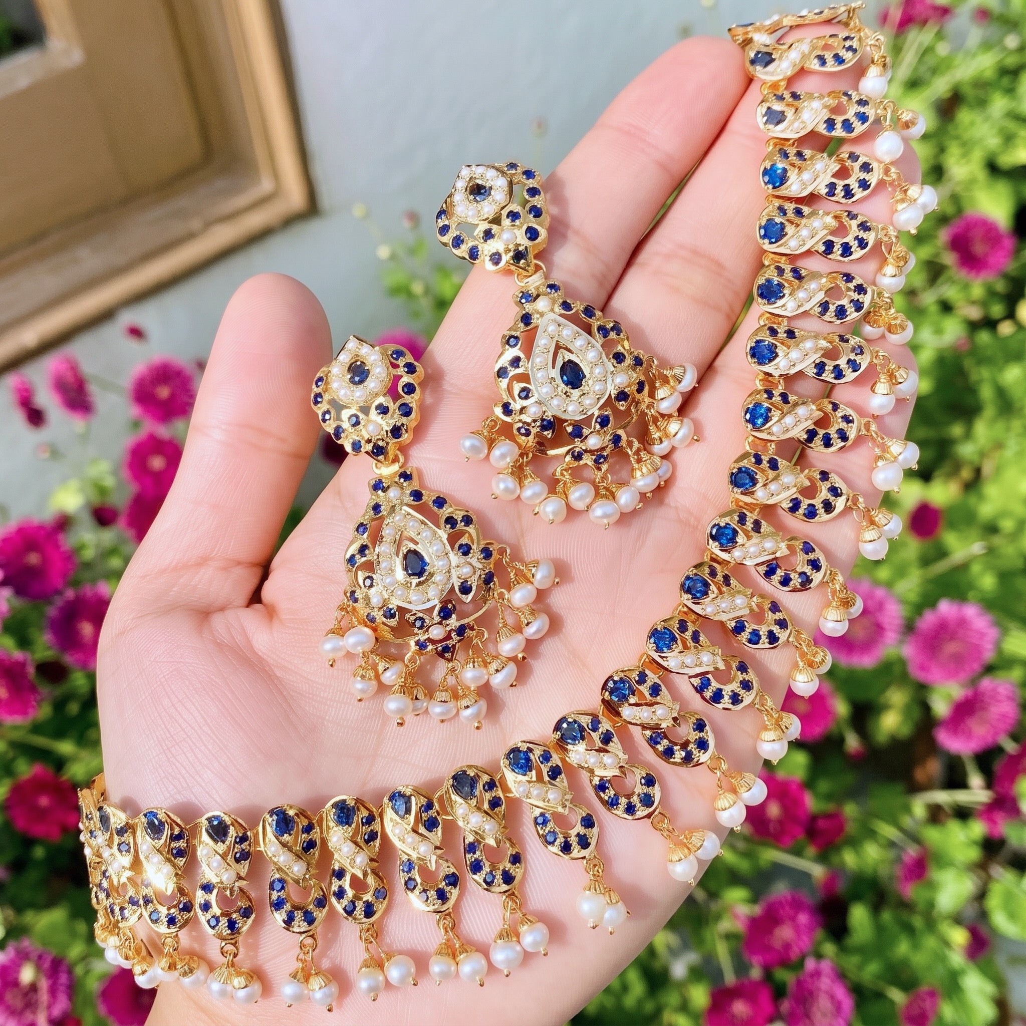 neelam necklace set