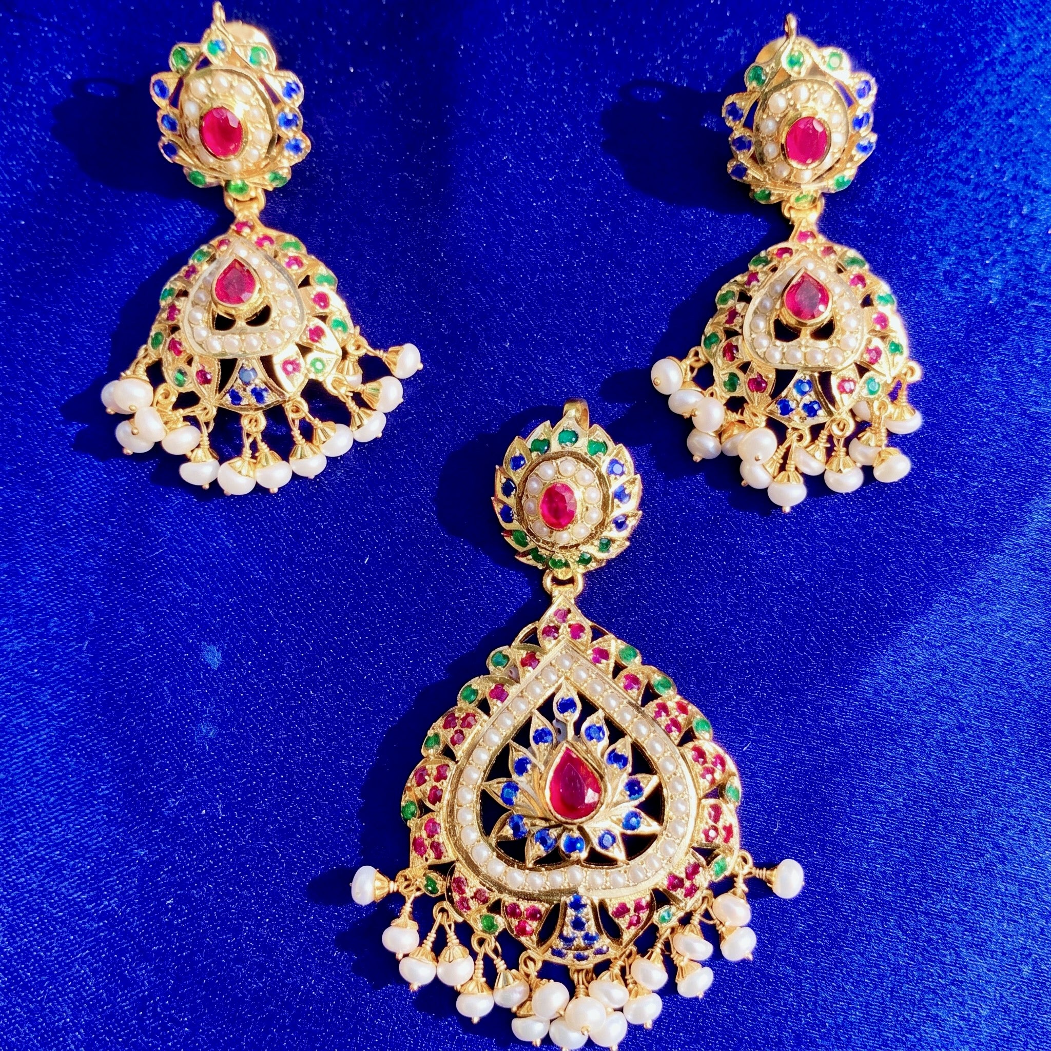 hyderabadi jadau pendant set in usa