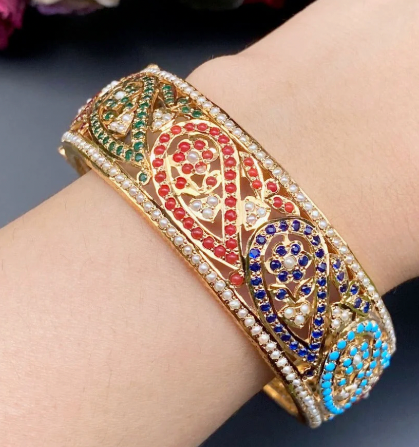 custom navratna bangle size 2.2