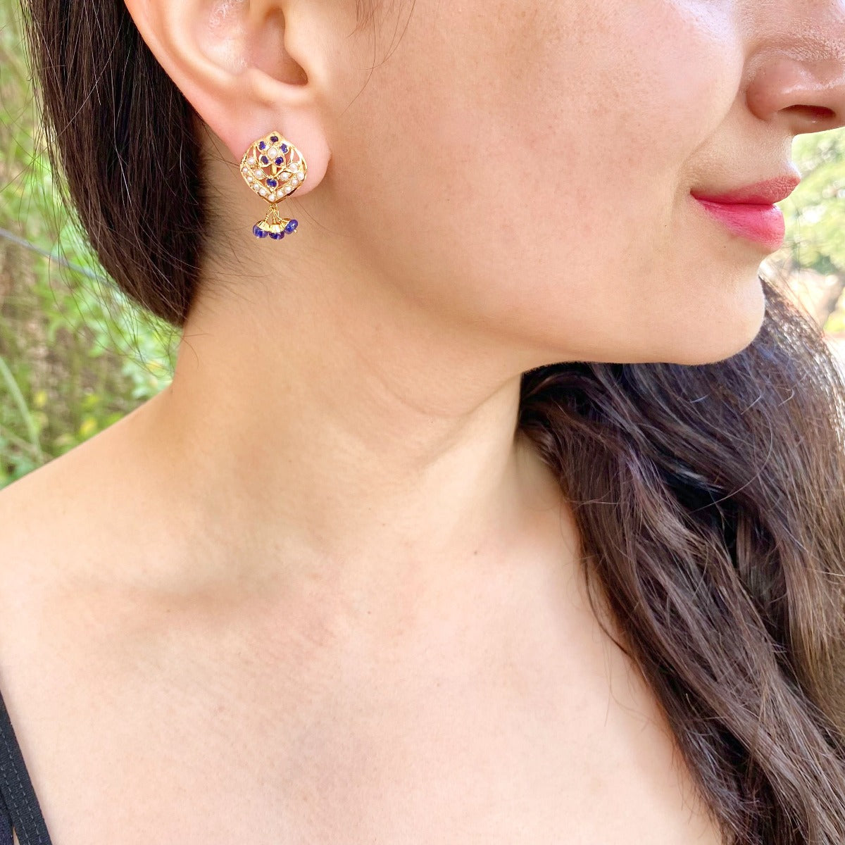 jadau gold earrings under 500