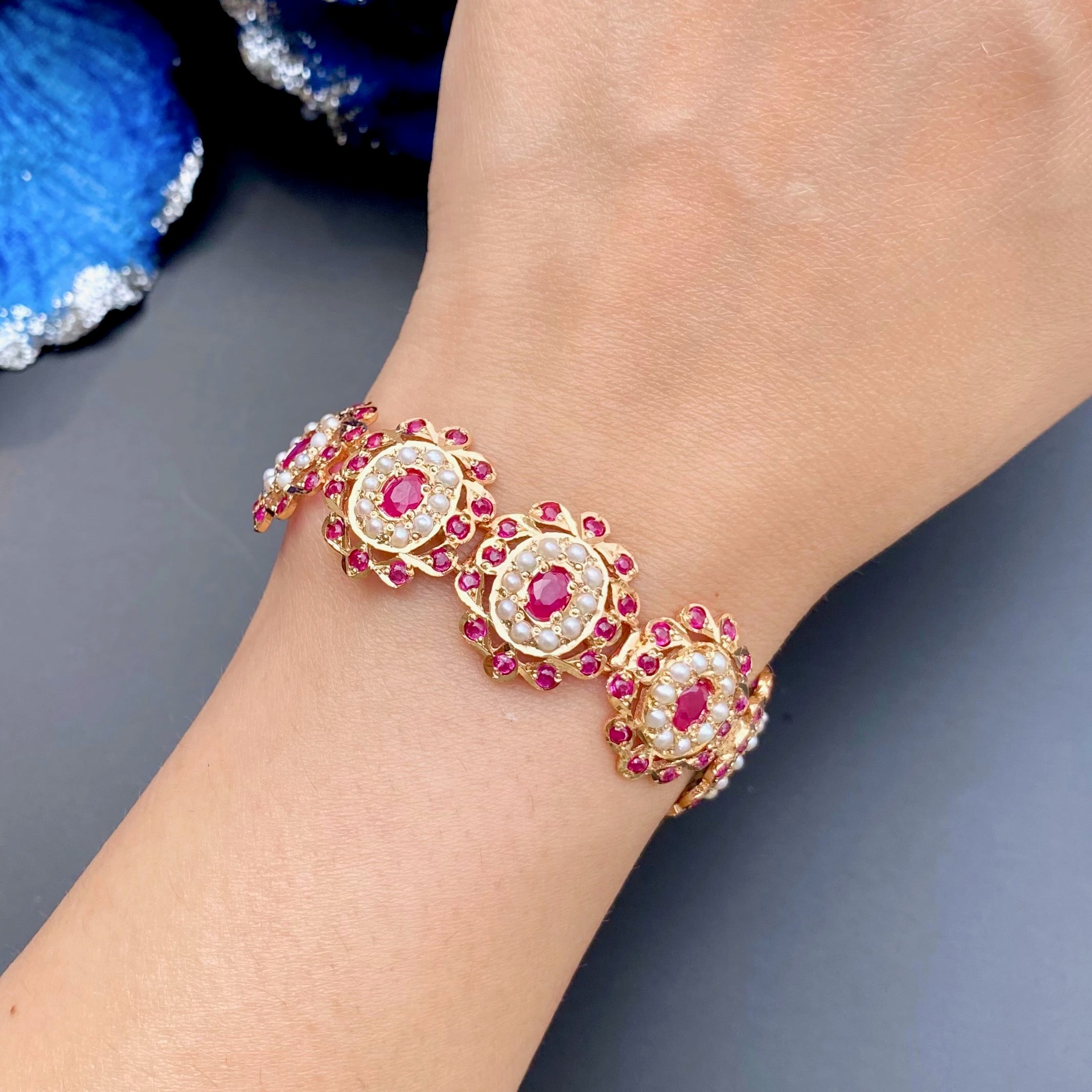 ruby bracelet jadau