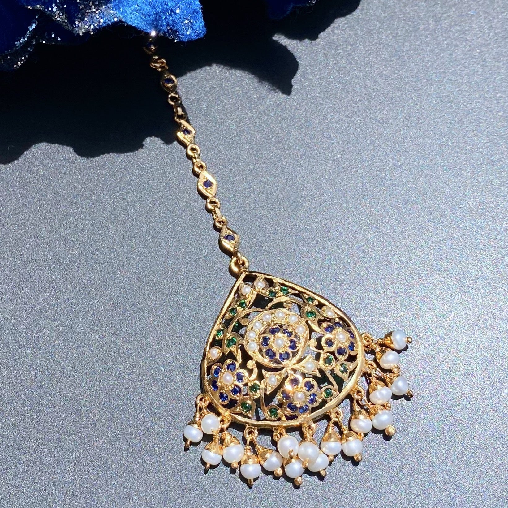 Indian Maang Tikka Bindiya For Women | Gold Plated on Silver