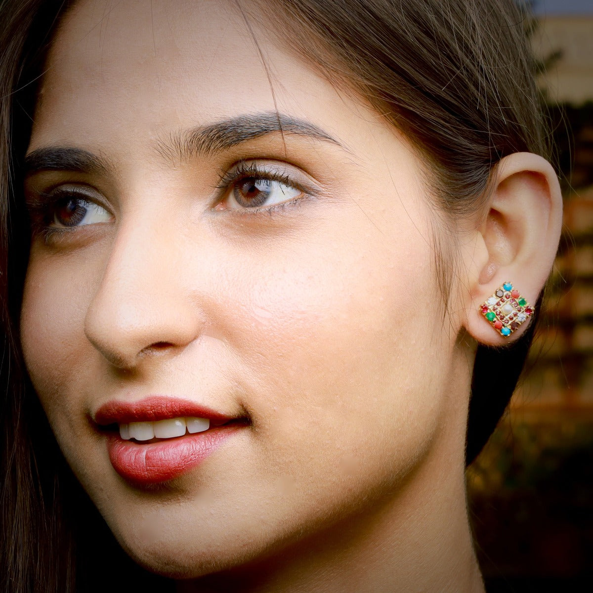 daily wear jadau earrings