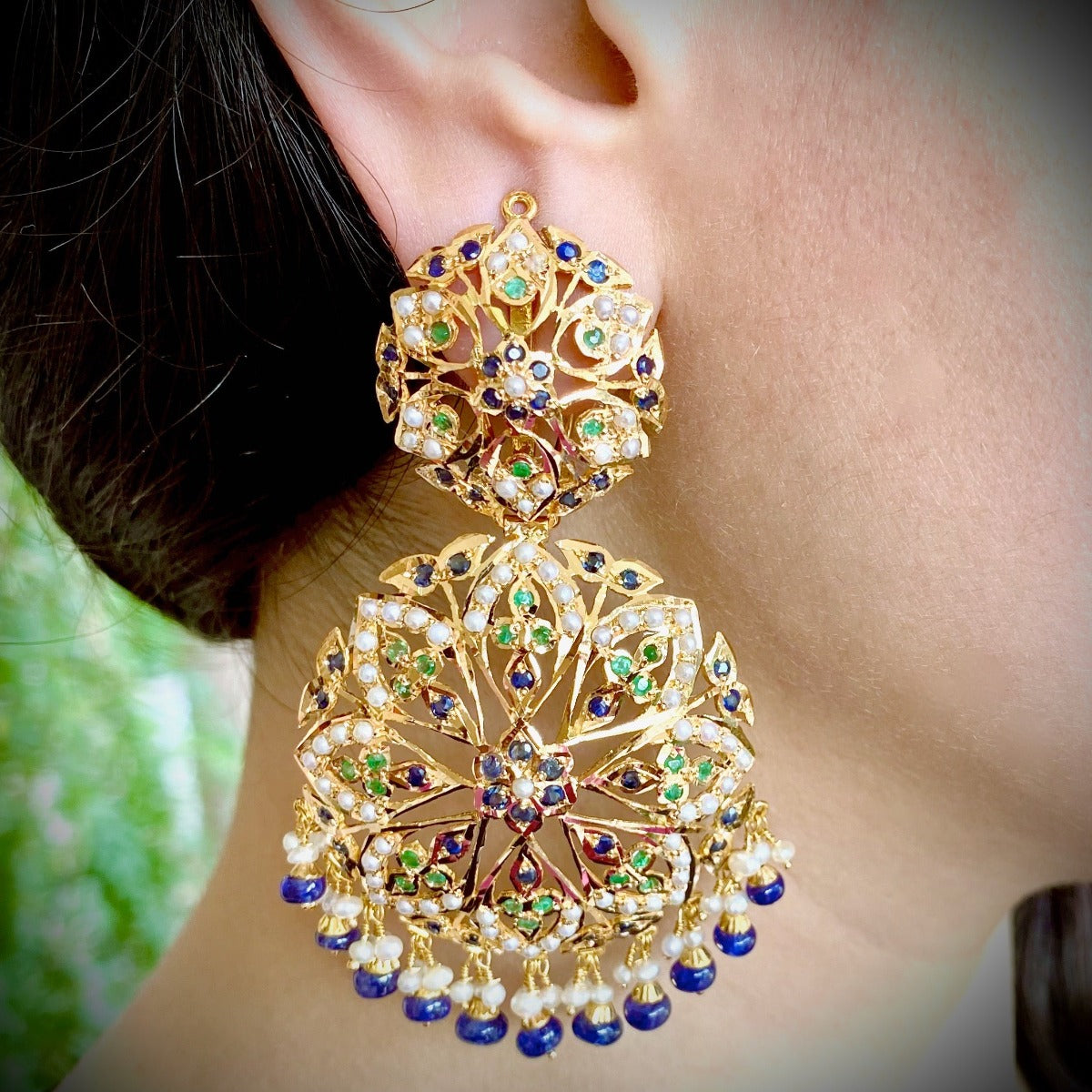 22k gold earrings for women online