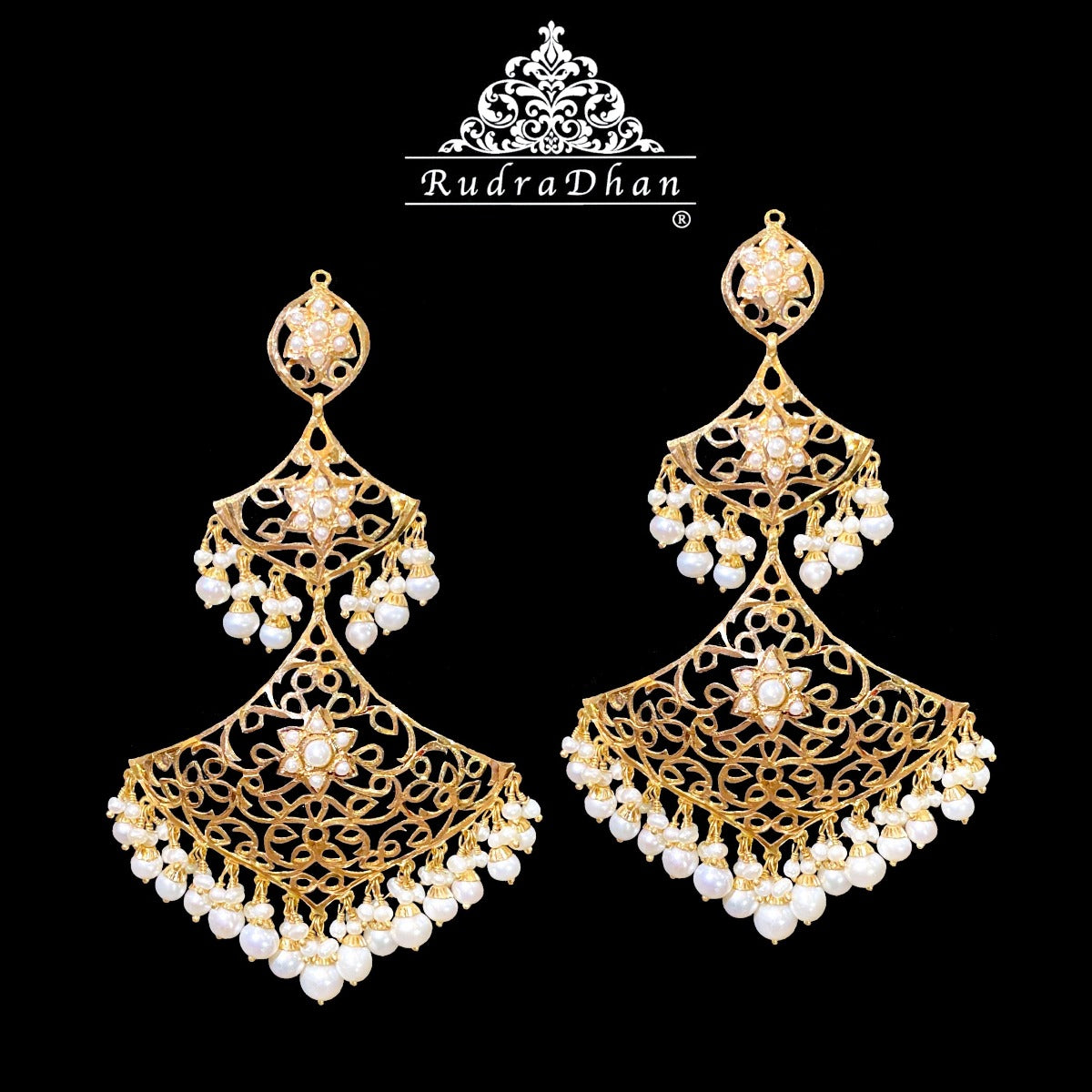 real gold pearl earrings online shopping